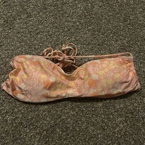 Dippin' Daisy's Pink and Orange Floral Bikini Top